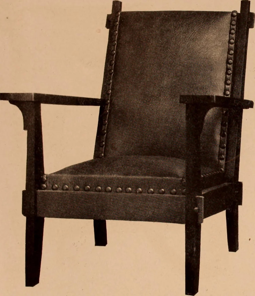 An illustration from Fiber rush, imported malacca and mission furniture., 1904, leaf 102