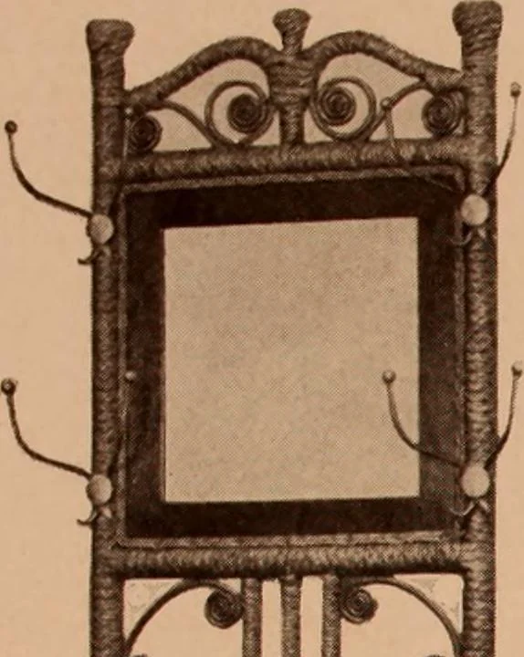 An illustration from Fiber rush, imported malacca and mission furniture., 1904, leaf 106