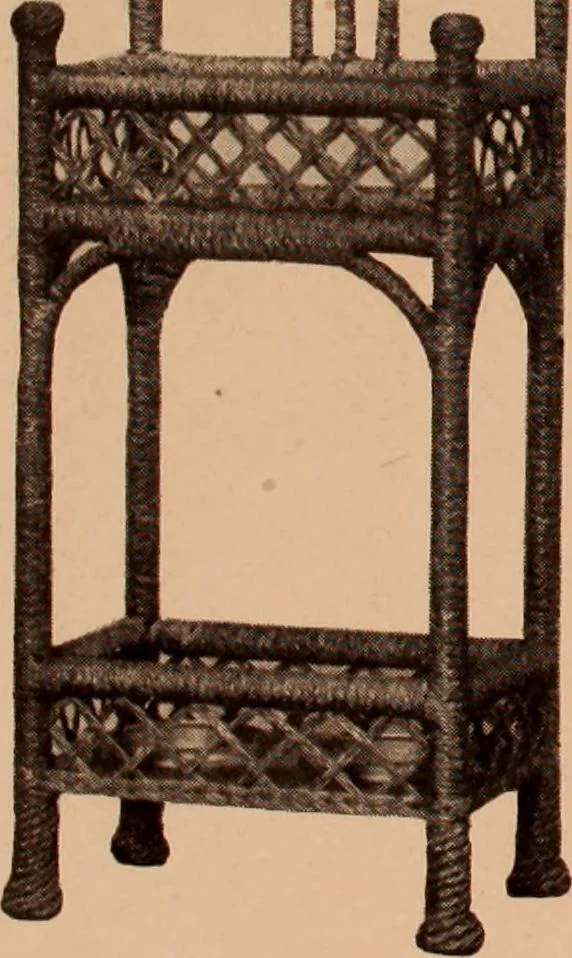 An illustration from Fiber rush, imported malacca and mission furniture., 1904, leaf 106