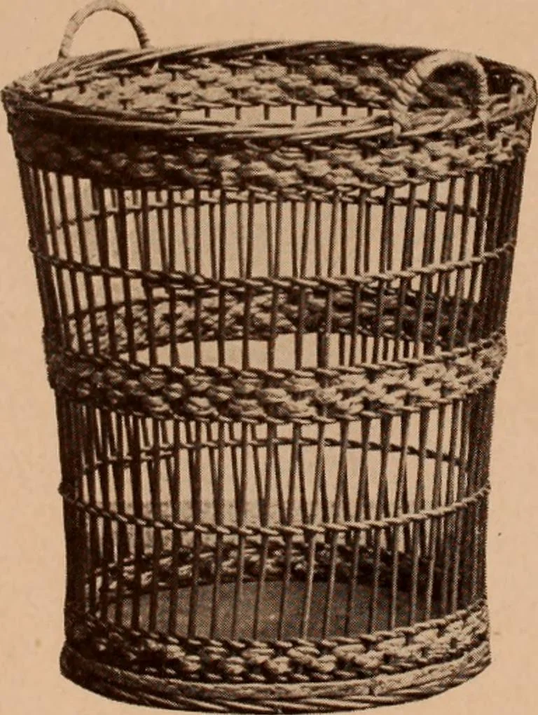 An illustration from Fiber rush, imported malacca and mission furniture., 1904, leaf 107