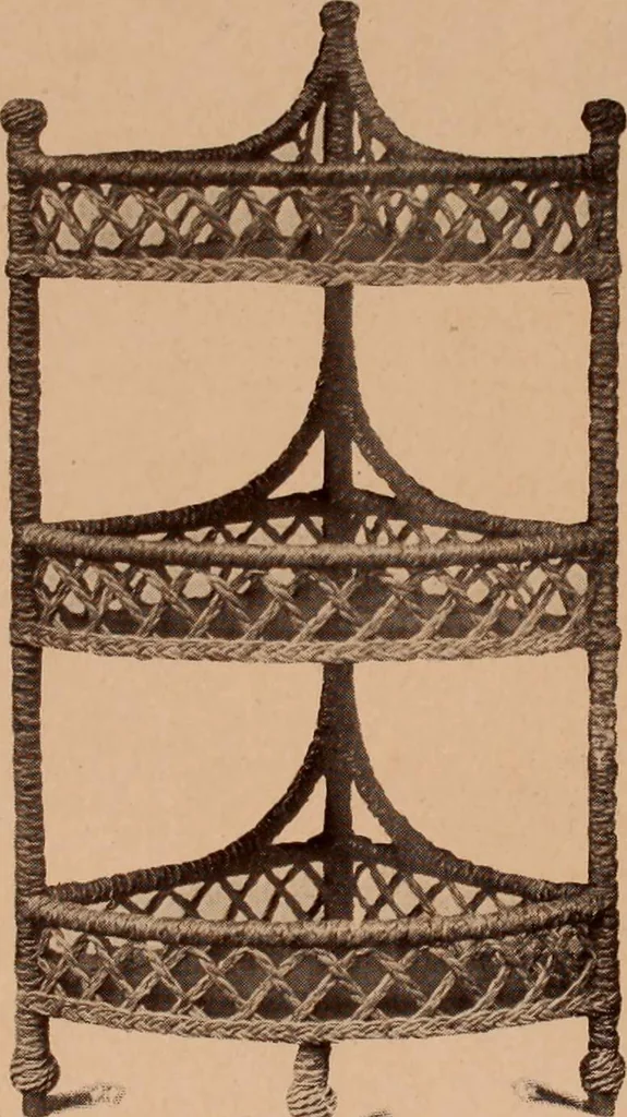 An illustration from Fiber rush, imported malacca and mission furniture., 1904, leaf 108