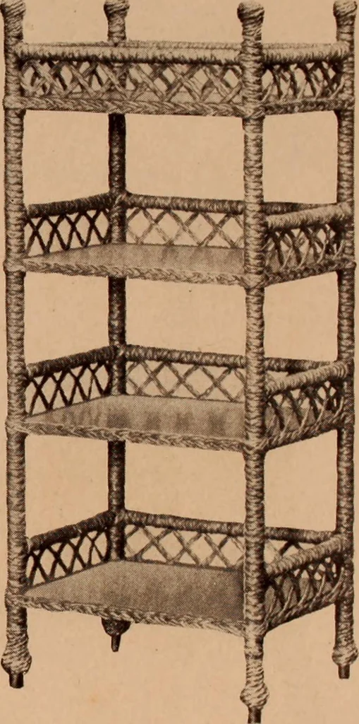 An illustration from Fiber rush, imported malacca and mission furniture., 1904, leaf 108