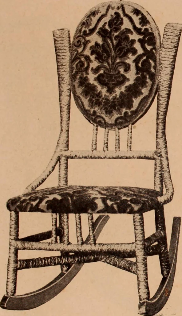 An illustration from Fiber rush, imported malacca and mission furniture., 1904, leaf 114