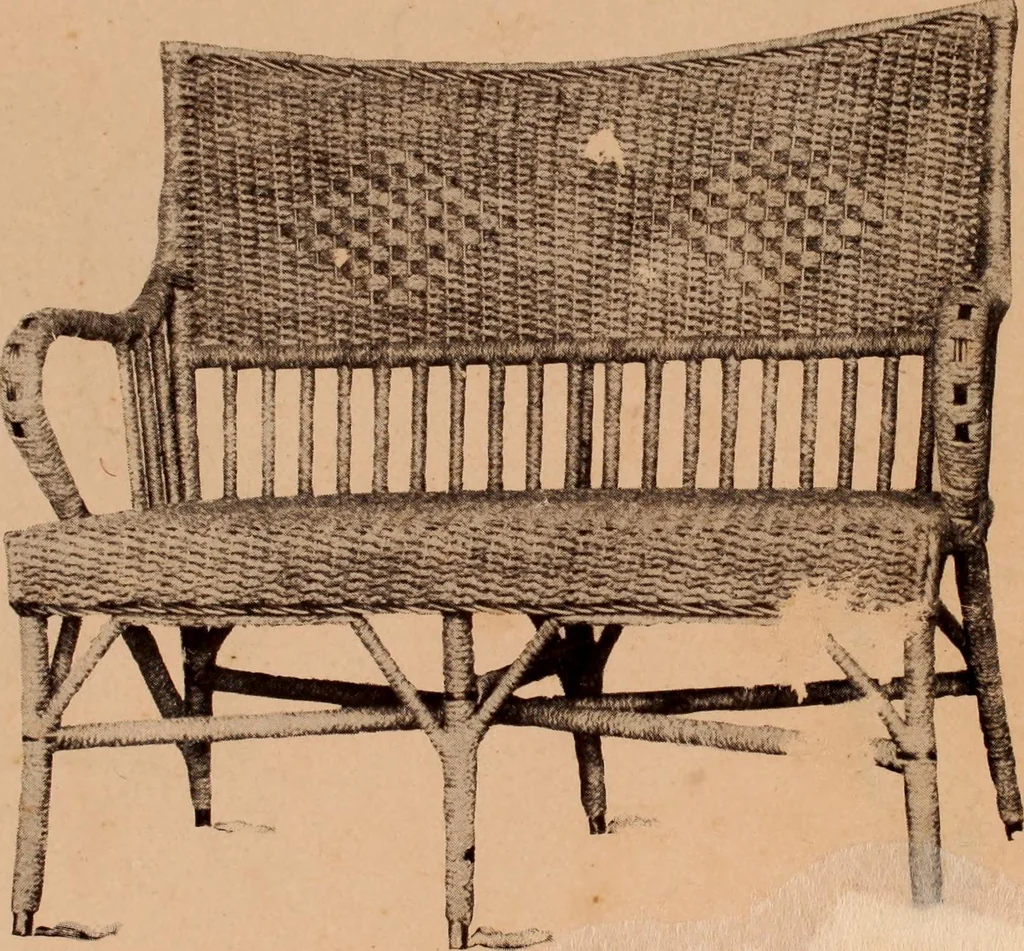 An illustration from Fiber rush, imported malacca and mission furniture., 1904, leaf 126