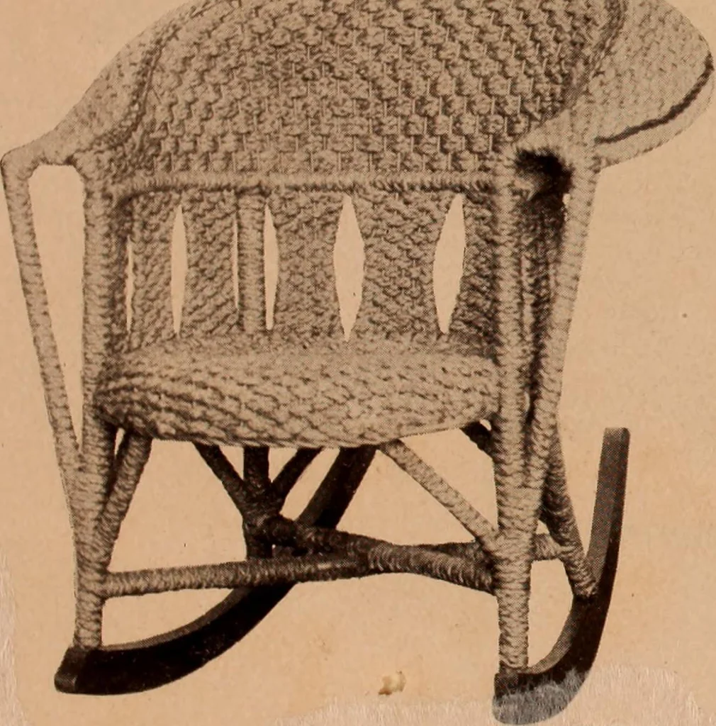 An illustration from Fiber rush, imported malacca and mission furniture., 1904, leaf 127