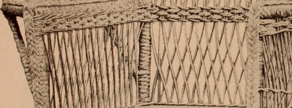 An illustration from Fiber rush, imported malacca and mission furniture., 1904, leaf 144