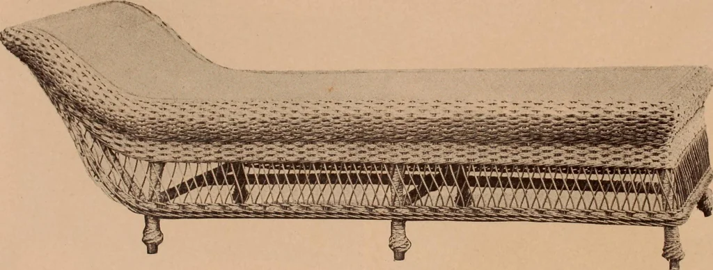 An illustration from Fiber rush, imported malacca and mission furniture., 1904, leaf 154