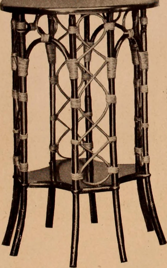 An illustration from Fiber rush, imported malacca and mission furniture., 1904, leaf 167