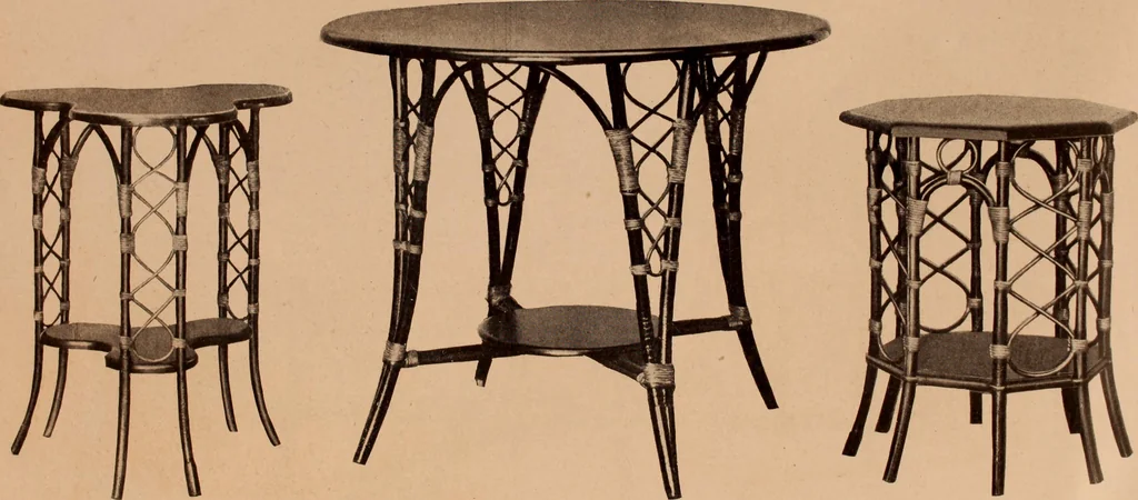 An illustration from Fiber rush, imported malacca and mission furniture., 1904, leaf 173