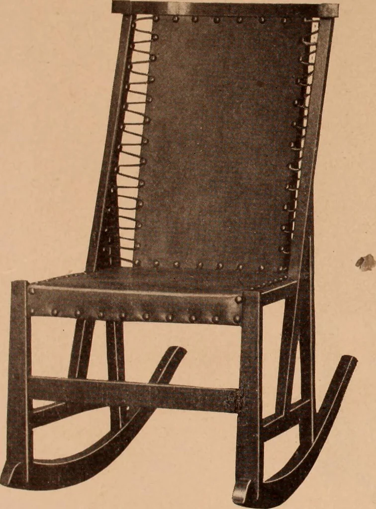 An illustration from Fiber rush, imported malacca and mission furniture., 1904, leaf 25