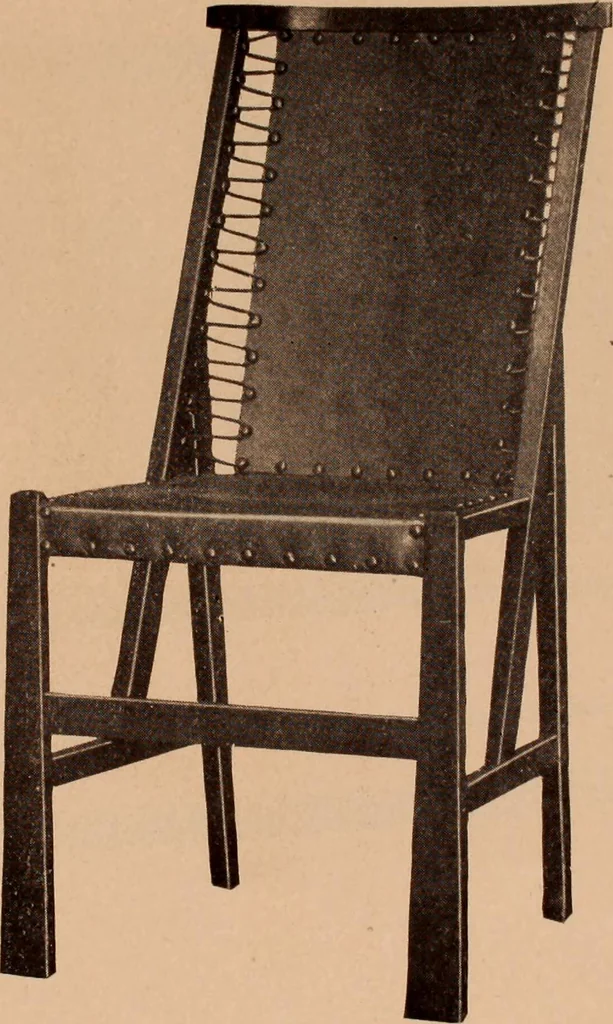An illustration from Fiber rush, imported malacca and mission furniture., 1904, leaf 25