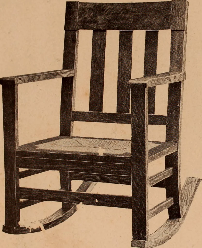 An illustration from Fiber rush, imported malacca and mission furniture., 1904, leaf 29
