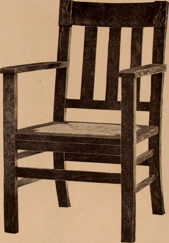 An illustration from Fiber rush, imported malacca and mission furniture., 1904, leaf 29