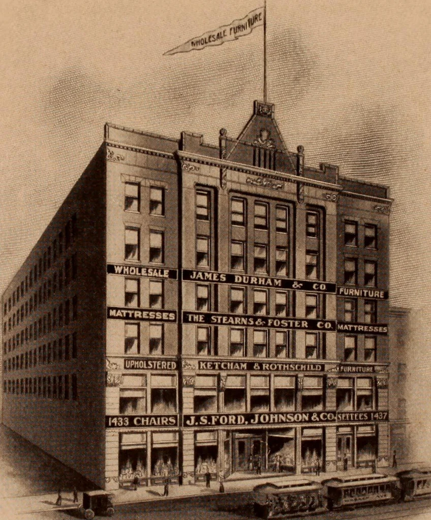 An illustration from Fiber rush, imported malacca and mission furniture., 1904, leaf 3