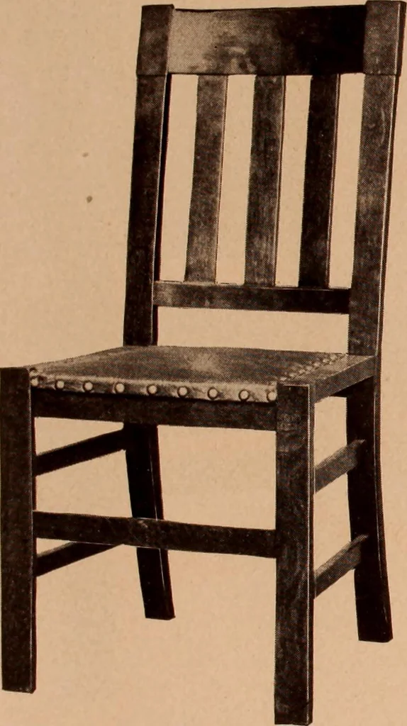An illustration from Fiber rush, imported malacca and mission furniture., 1904, leaf 32