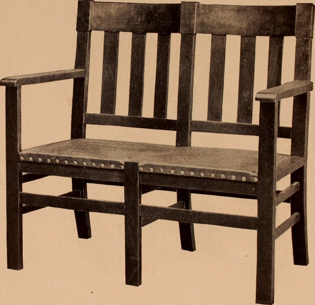 An illustration from Fiber rush, imported malacca and mission furniture., 1904, leaf 32