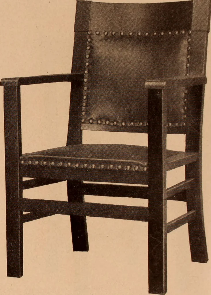 An illustration from Fiber rush, imported malacca and mission furniture., 1904, leaf 33