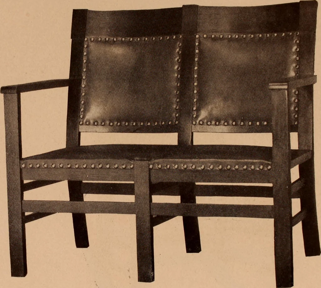 An illustration from Fiber rush, imported malacca and mission furniture., 1904, leaf 34