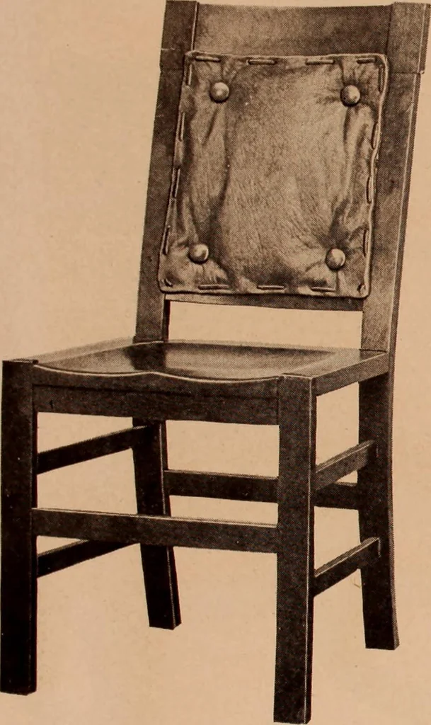 An illustration from Fiber rush, imported malacca and mission furniture., 1904, leaf 36