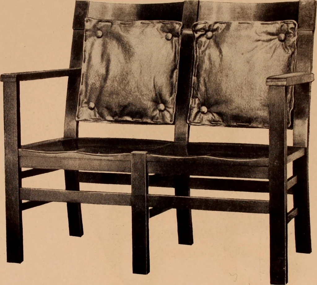An illustration from Fiber rush, imported malacca and mission furniture., 1904, leaf 36