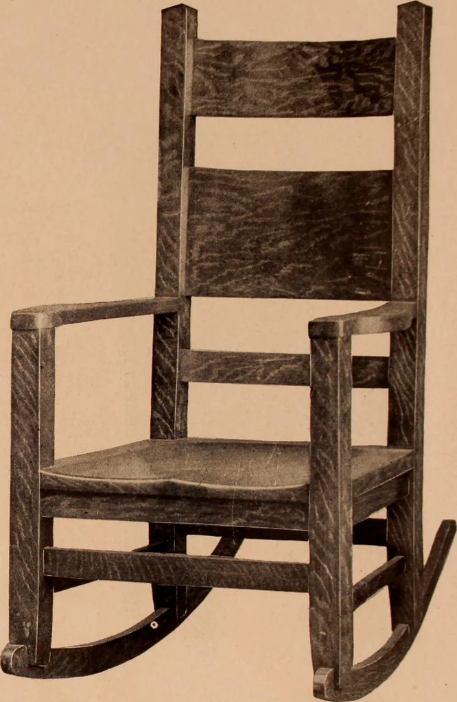 An illustration from Fiber rush, imported malacca and mission furniture., 1904, leaf 37