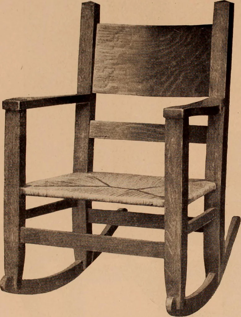 An illustration from Fiber rush, imported malacca and mission furniture., 1904, leaf 39