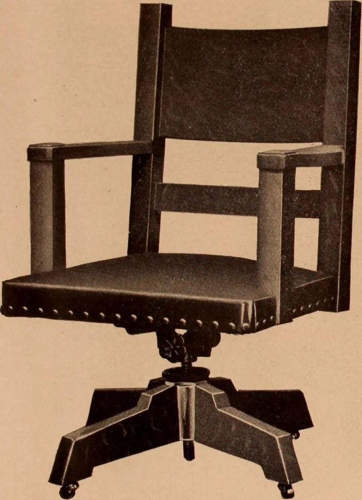 An illustration from Fiber rush, imported malacca and mission furniture., 1904, leaf 42