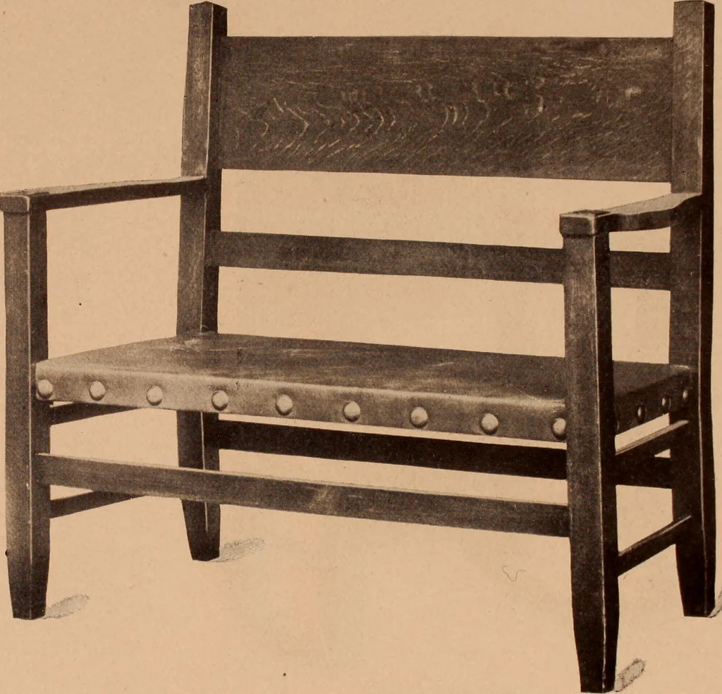 An illustration from Fiber rush, imported malacca and mission furniture., 1904, leaf 42