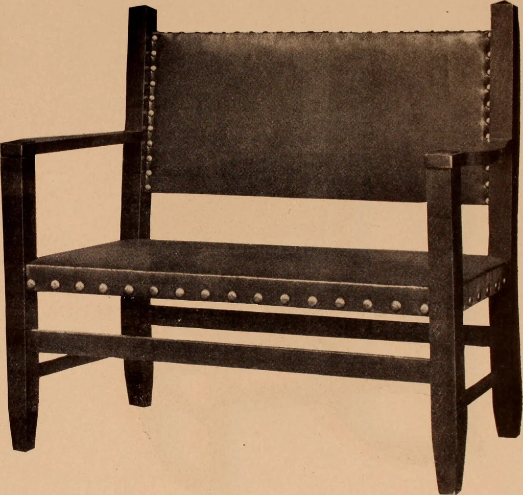 An illustration from Fiber rush, imported malacca and mission furniture., 1904, leaf 44
