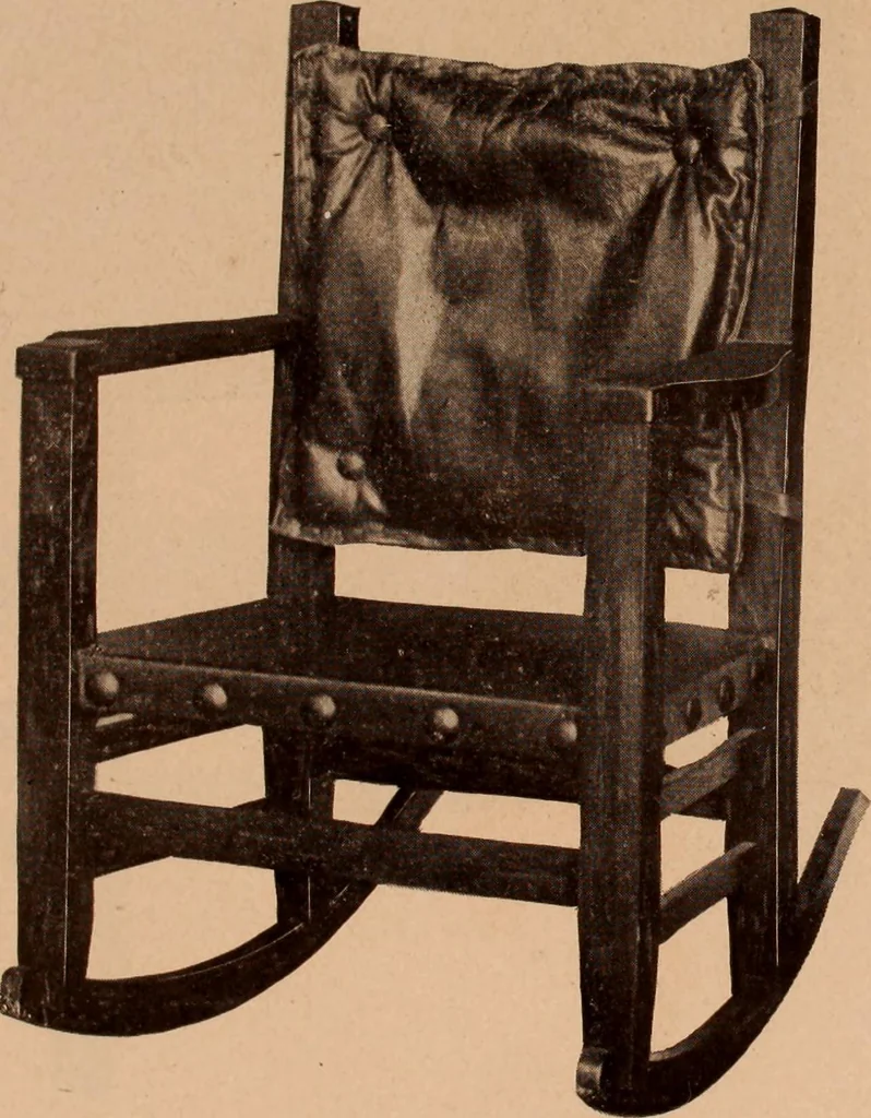 An illustration from Fiber rush, imported malacca and mission furniture., 1904, leaf 45