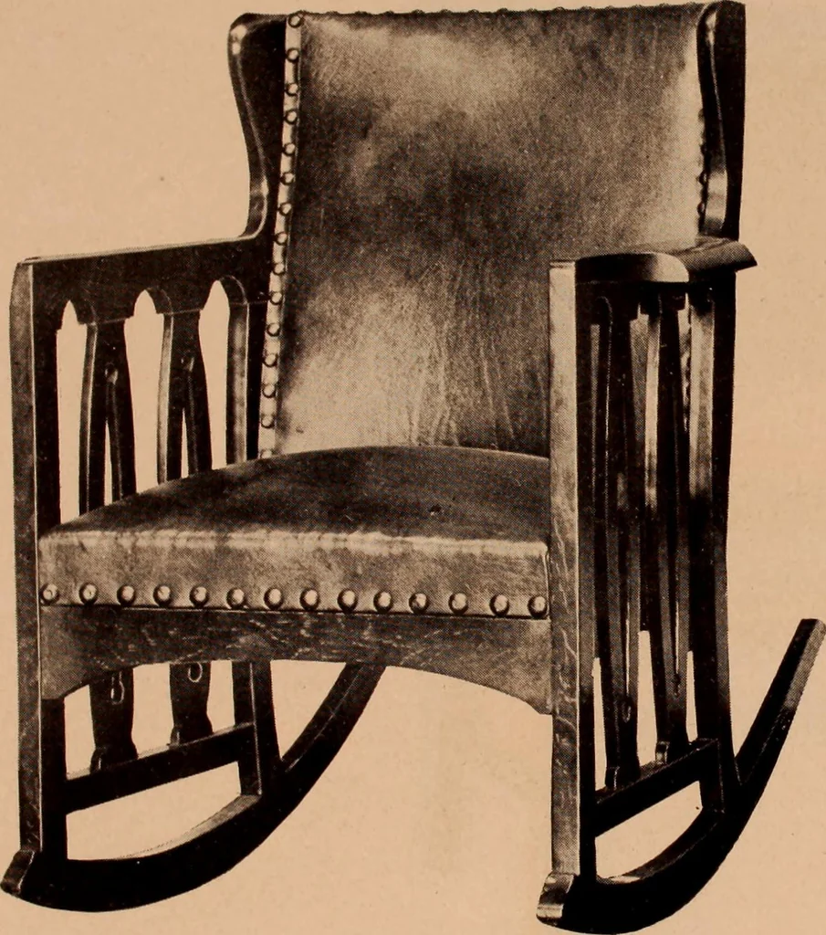 An illustration from Fiber rush, imported malacca and mission furniture., 1904, leaf 47