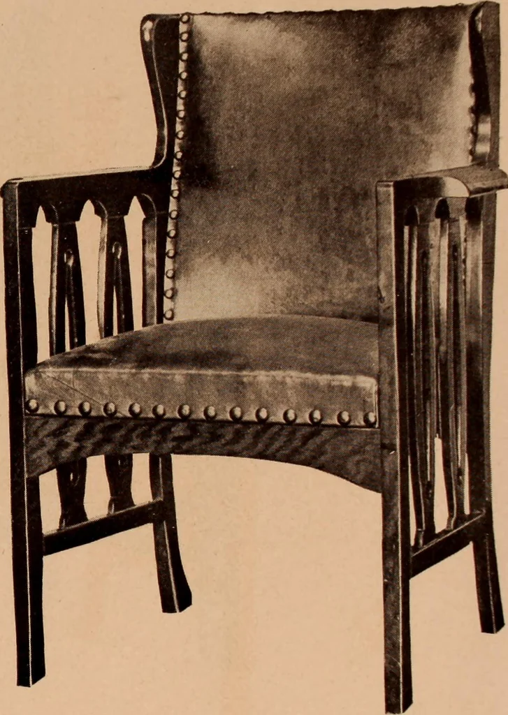 An illustration from Fiber rush, imported malacca and mission furniture., 1904, leaf 47
