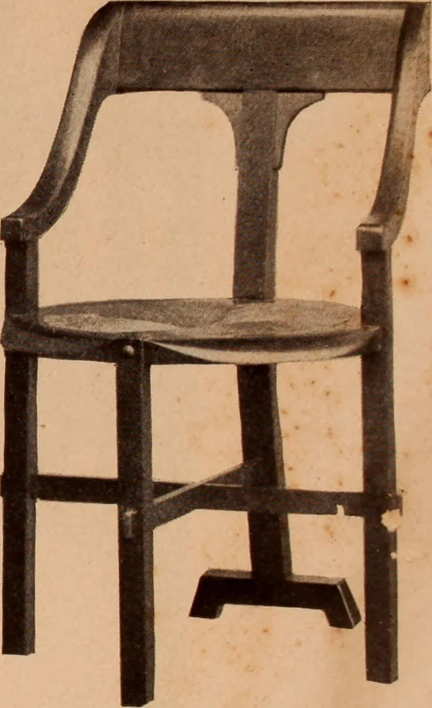 An illustration from Fiber rush, imported malacca and mission furniture., 1904, leaf 49