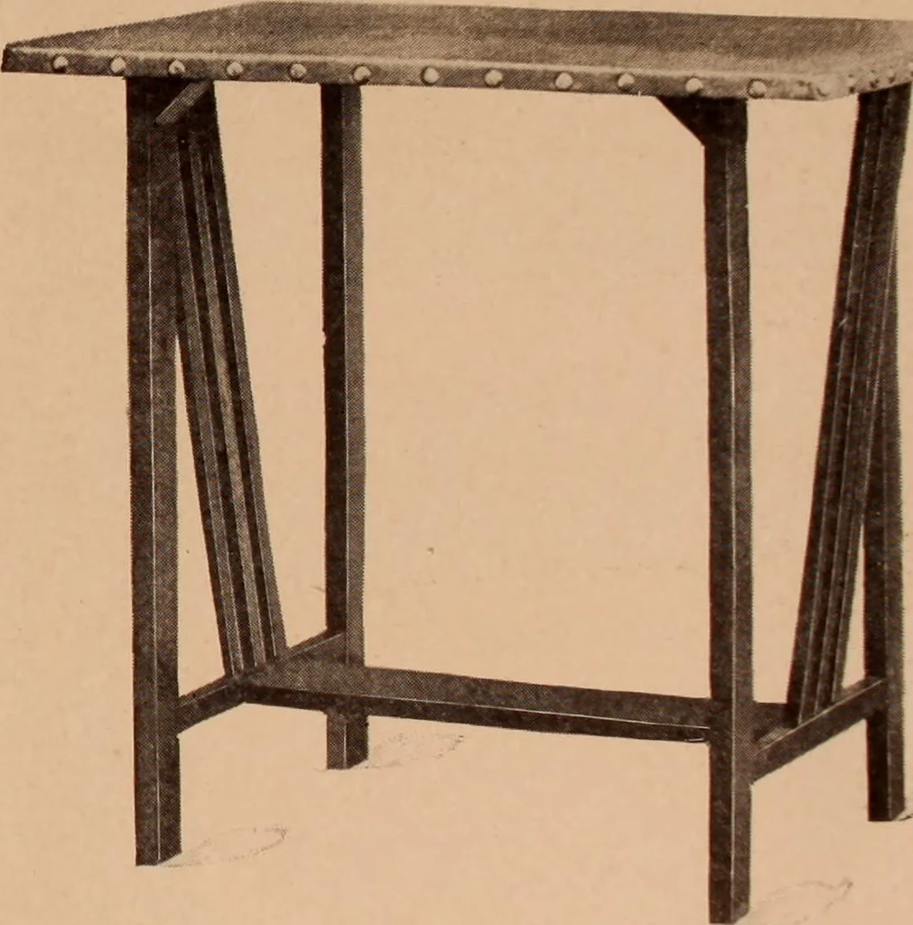 An illustration from Fiber rush, imported malacca and mission furniture., 1904, leaf 55