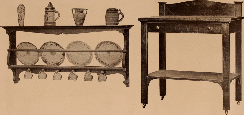 An illustration from Fiber rush, imported malacca and mission furniture., 1904, leaf 57
