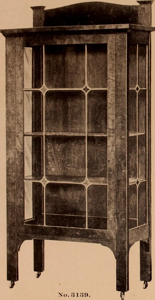 An illustration from Fiber rush, imported malacca and mission furniture., 1904, leaf 58