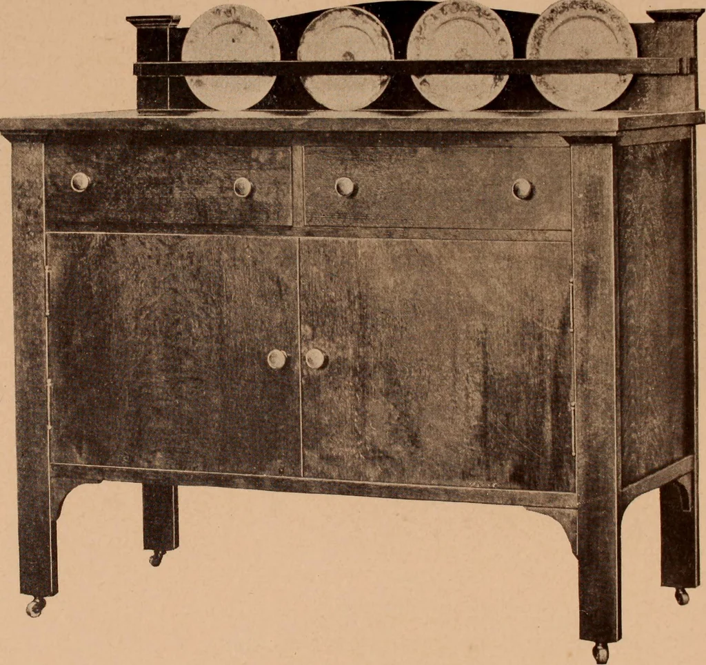 An illustration from Fiber rush, imported malacca and mission furniture., 1904, leaf 58