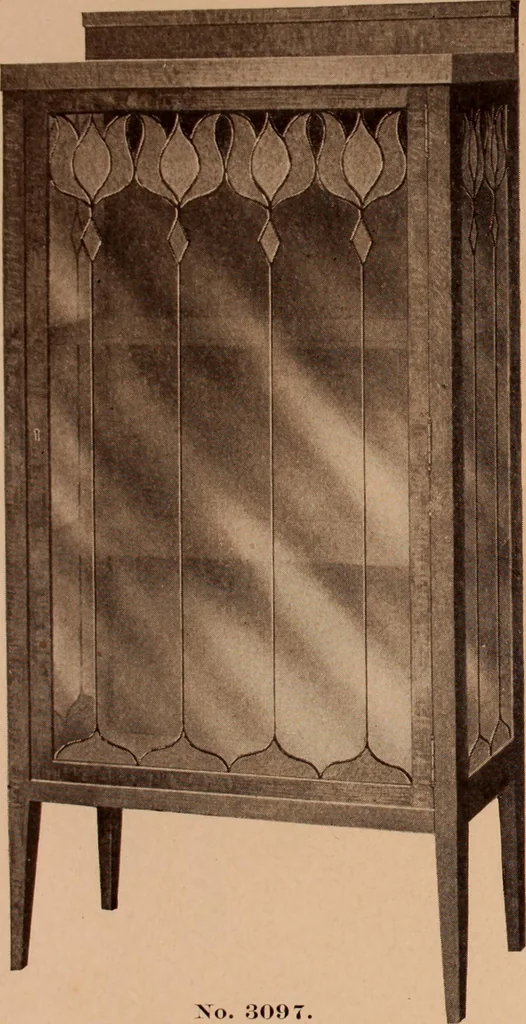 An illustration from Fiber rush, imported malacca and mission furniture., 1904, leaf 62