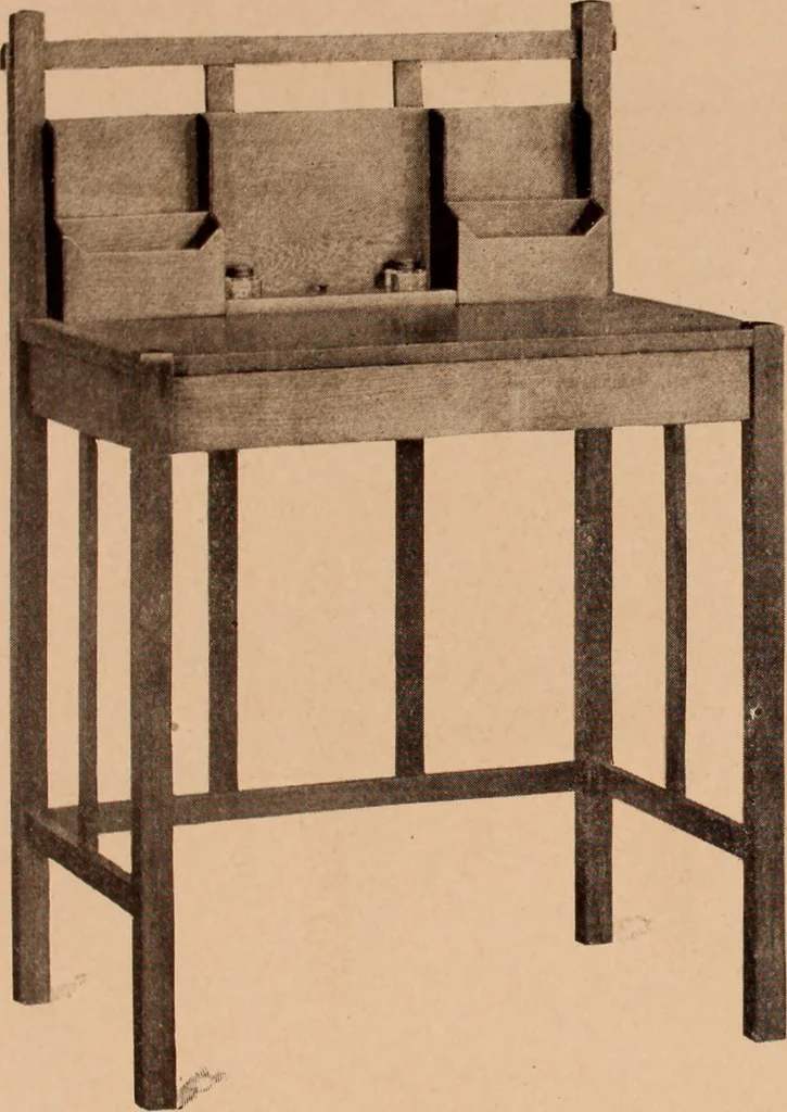 An illustration from Fiber rush, imported malacca and mission furniture., 1904, leaf 63