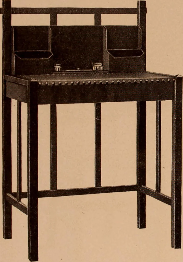 An illustration from Fiber rush, imported malacca and mission furniture., 1904, leaf 64