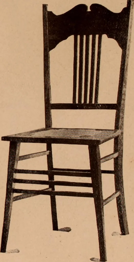 An illustration from Fiber rush, imported malacca and mission furniture., 1904, leaf 67
