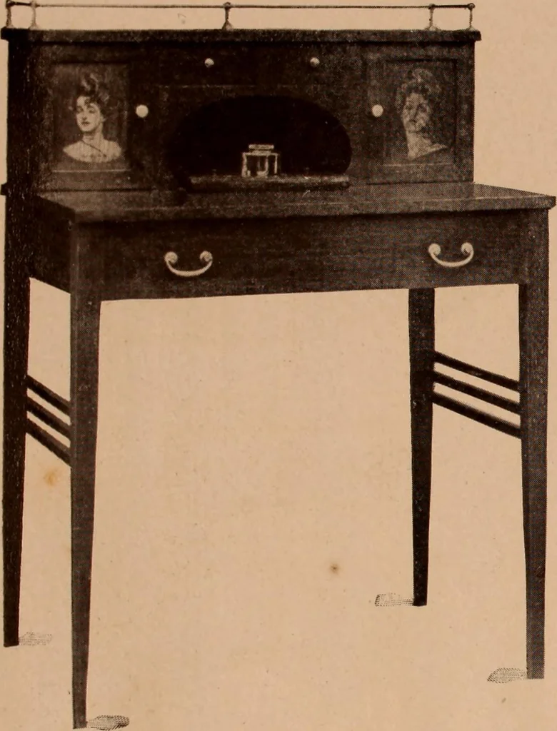 An illustration from Fiber rush, imported malacca and mission furniture., 1904, leaf 68