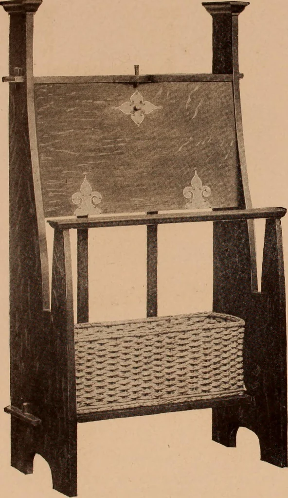 An illustration from Fiber rush, imported malacca and mission furniture., 1904, leaf 69