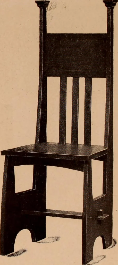 An illustration from Fiber rush, imported malacca and mission furniture., 1904, leaf 69