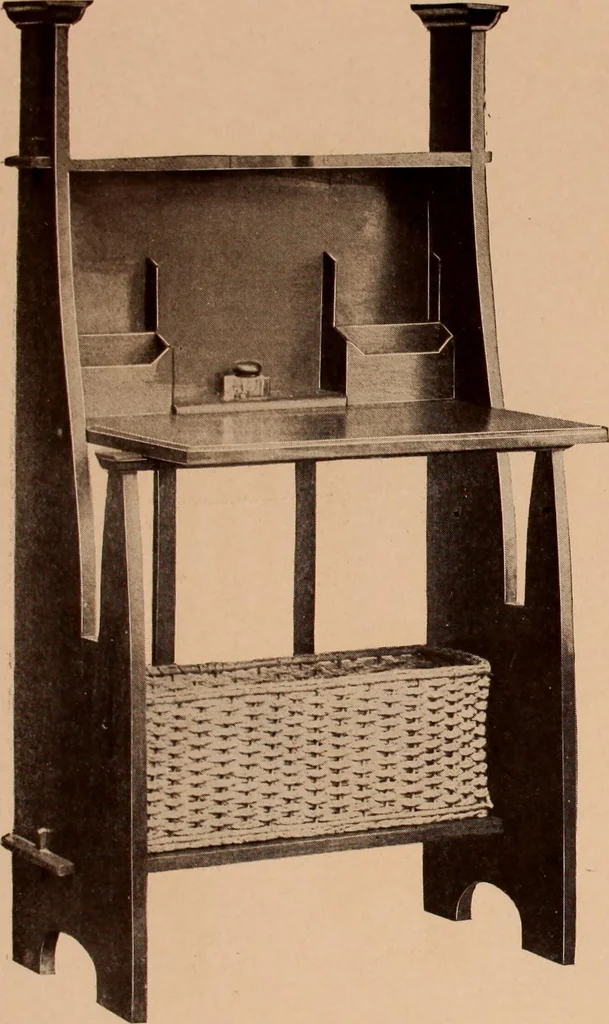 An illustration from Fiber rush, imported malacca and mission furniture., 1904, leaf 70