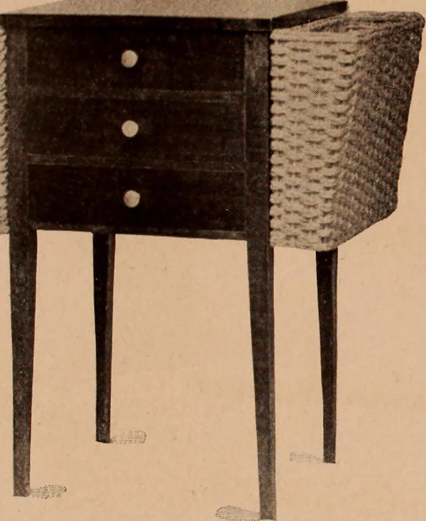An illustration from Fiber rush, imported malacca and mission furniture., 1904, leaf 71
