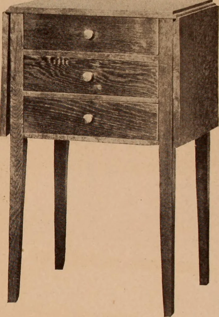 An illustration from Fiber rush, imported malacca and mission furniture., 1904, leaf 71