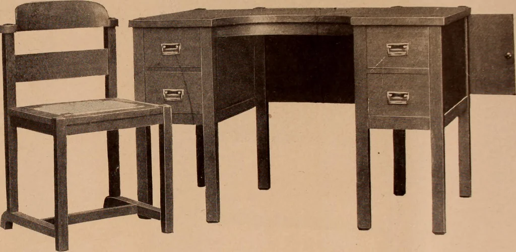 An illustration from Fiber rush, imported malacca and mission furniture., 1904, leaf 73