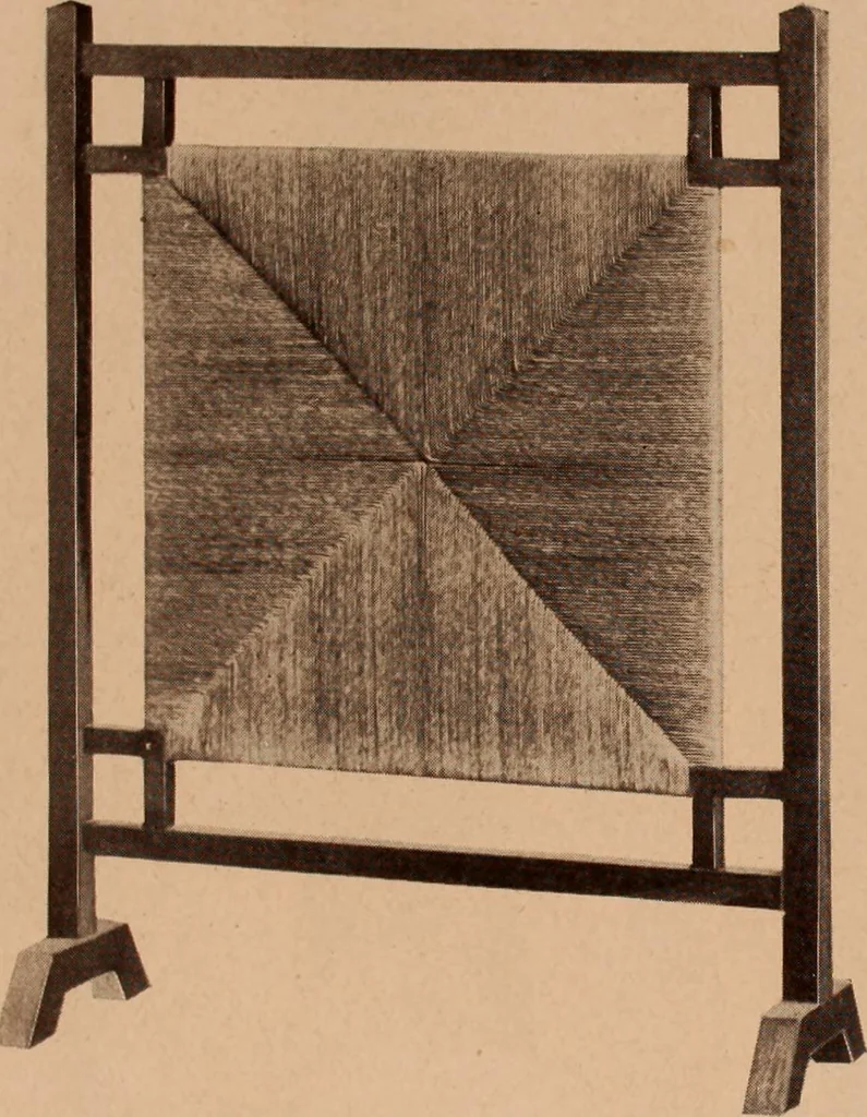 An illustration from Fiber rush, imported malacca and mission furniture., 1904, leaf 75