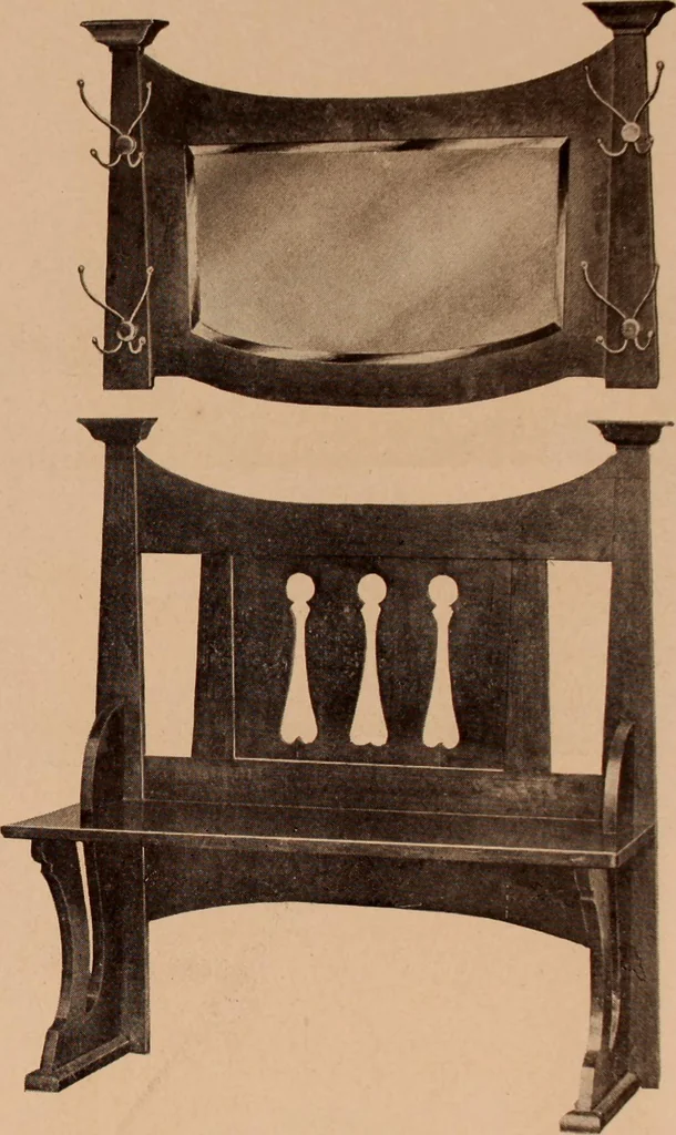 An illustration from Fiber rush, imported malacca and mission furniture., 1904, leaf 81